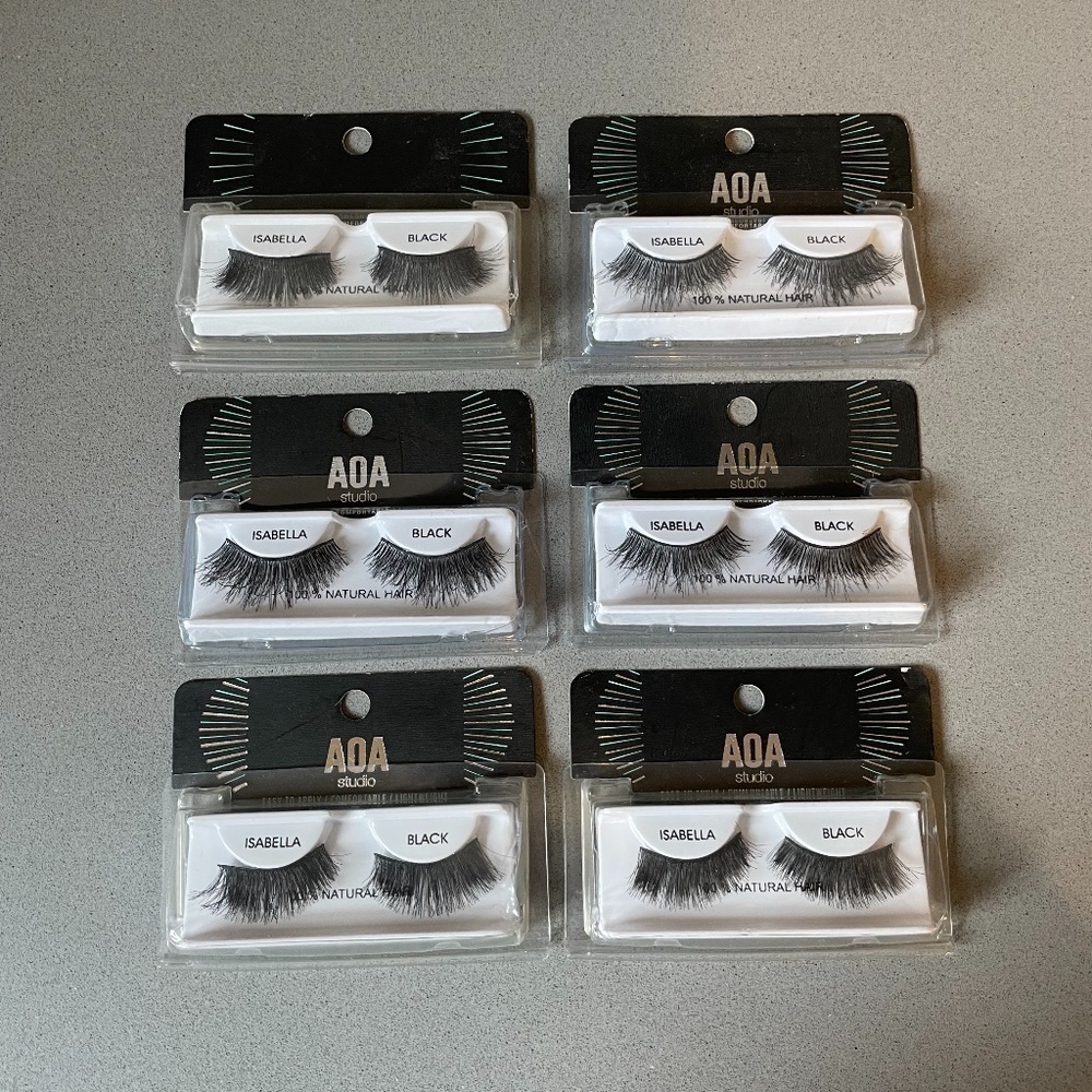 AOA Studio Eyelashes - Isabella 6 Pair